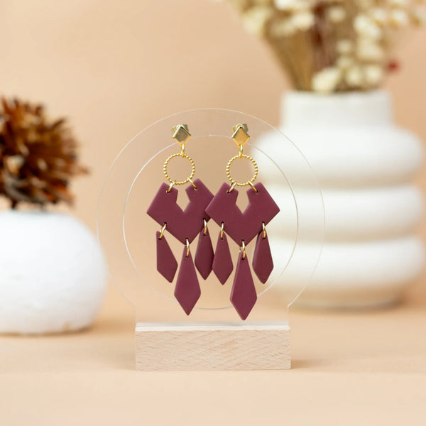 Cercei Amada - burgundy