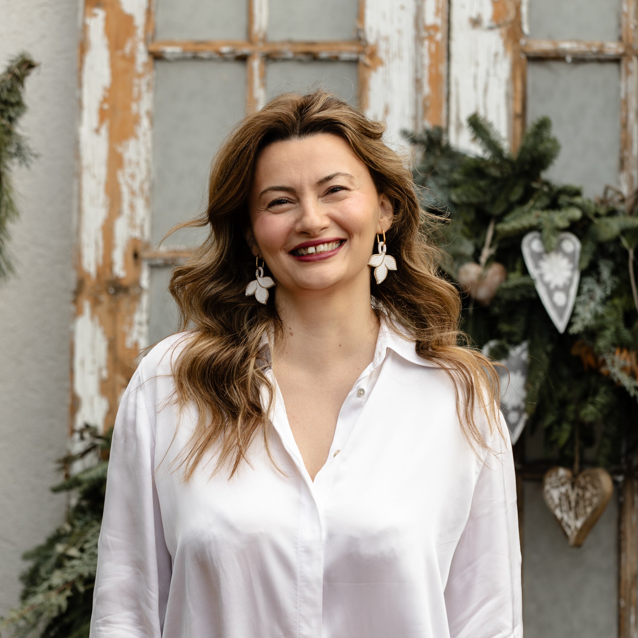 Cercei Carina - white
