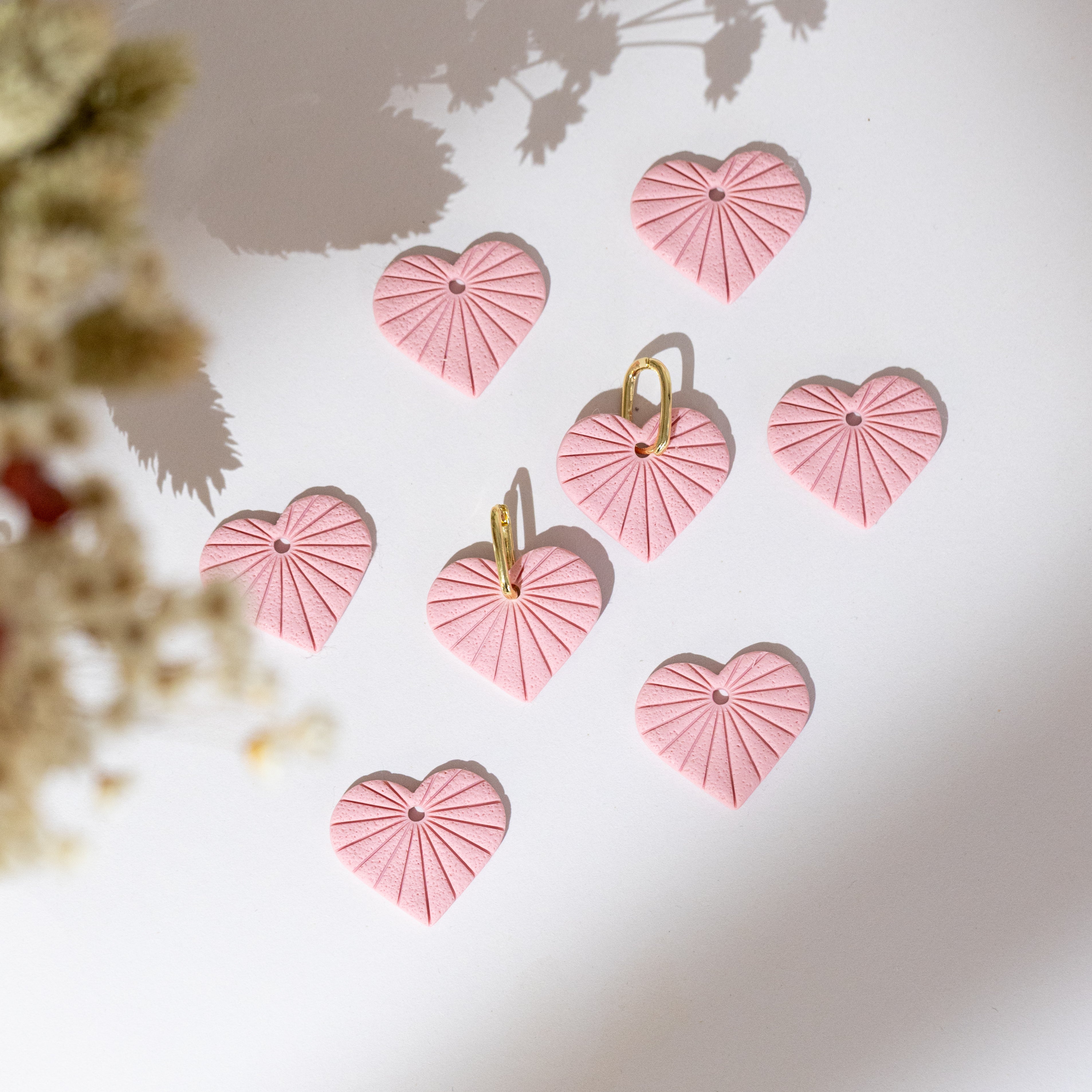 Componente Cercei Love - dusty pink