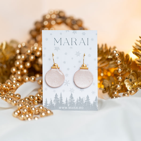 Cercei Globe - Pearl Pink