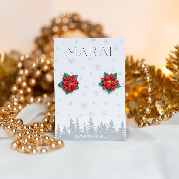 Cercei Crăciuniță - studs