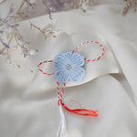 Brosa Anemona Albastra