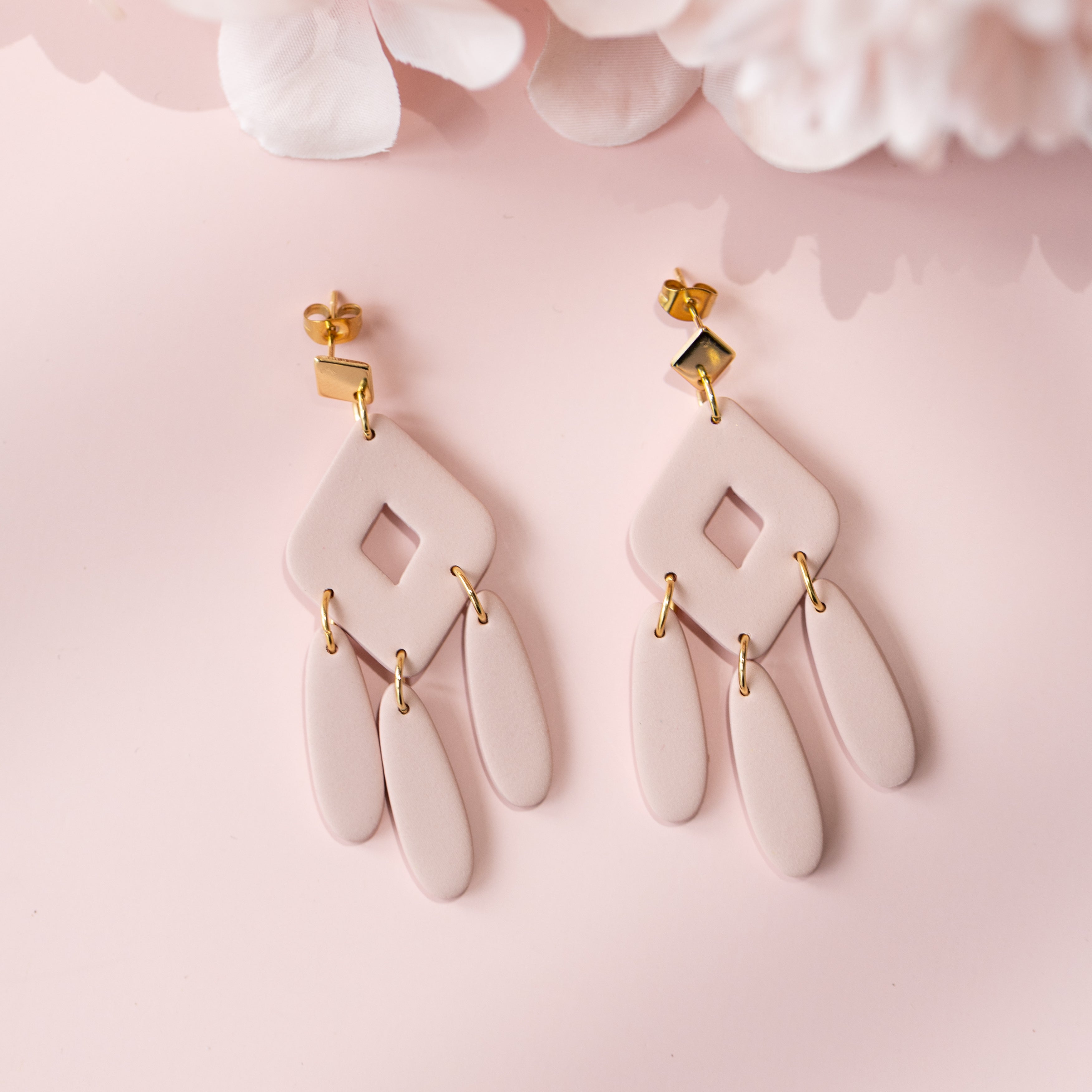 Cercei Oblio - natural pink