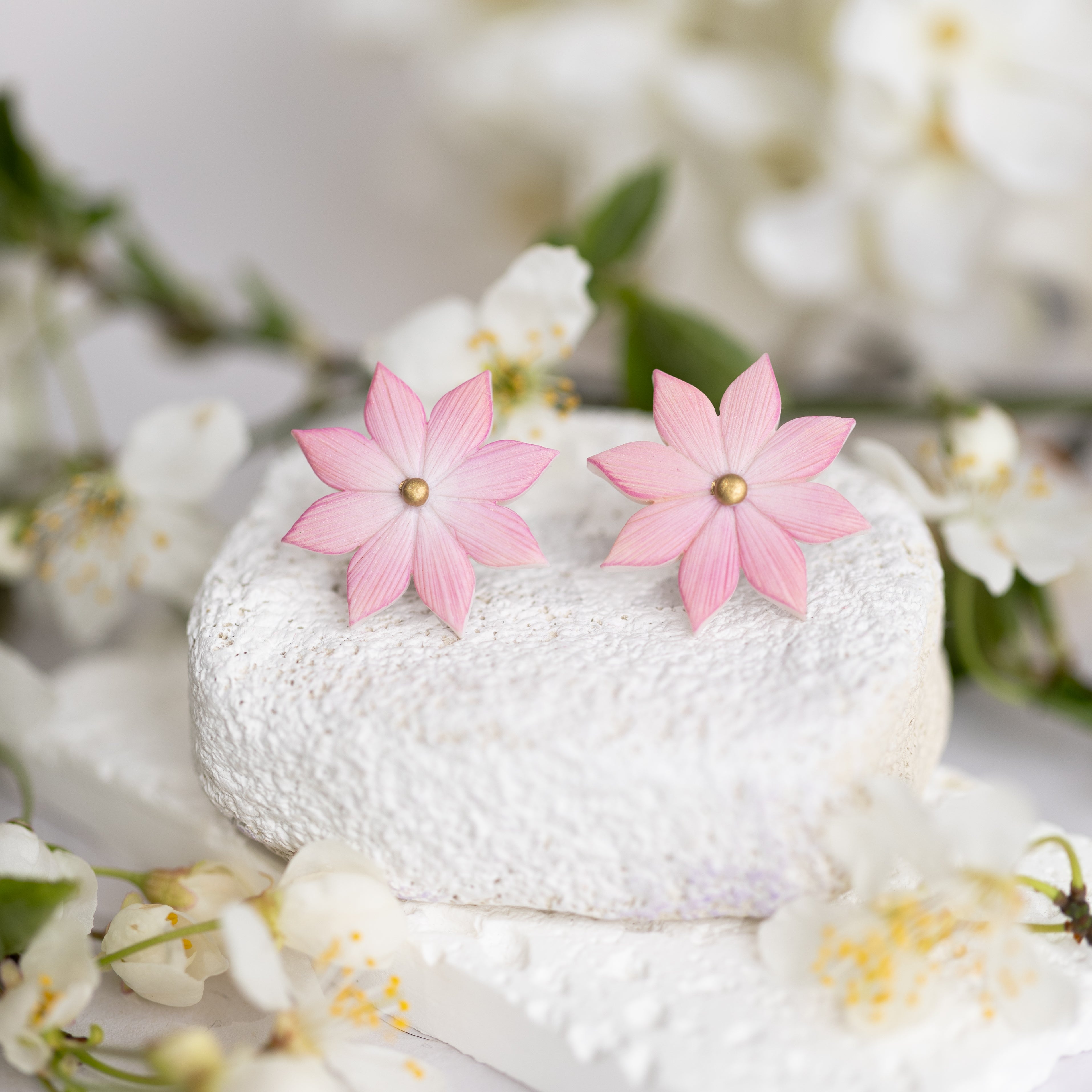 Cercei Studs - pink shades