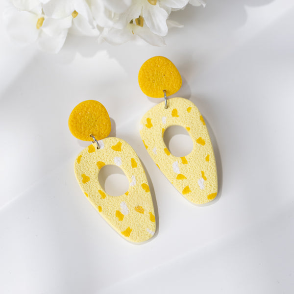 Cercei Abstract - yellow terazzo