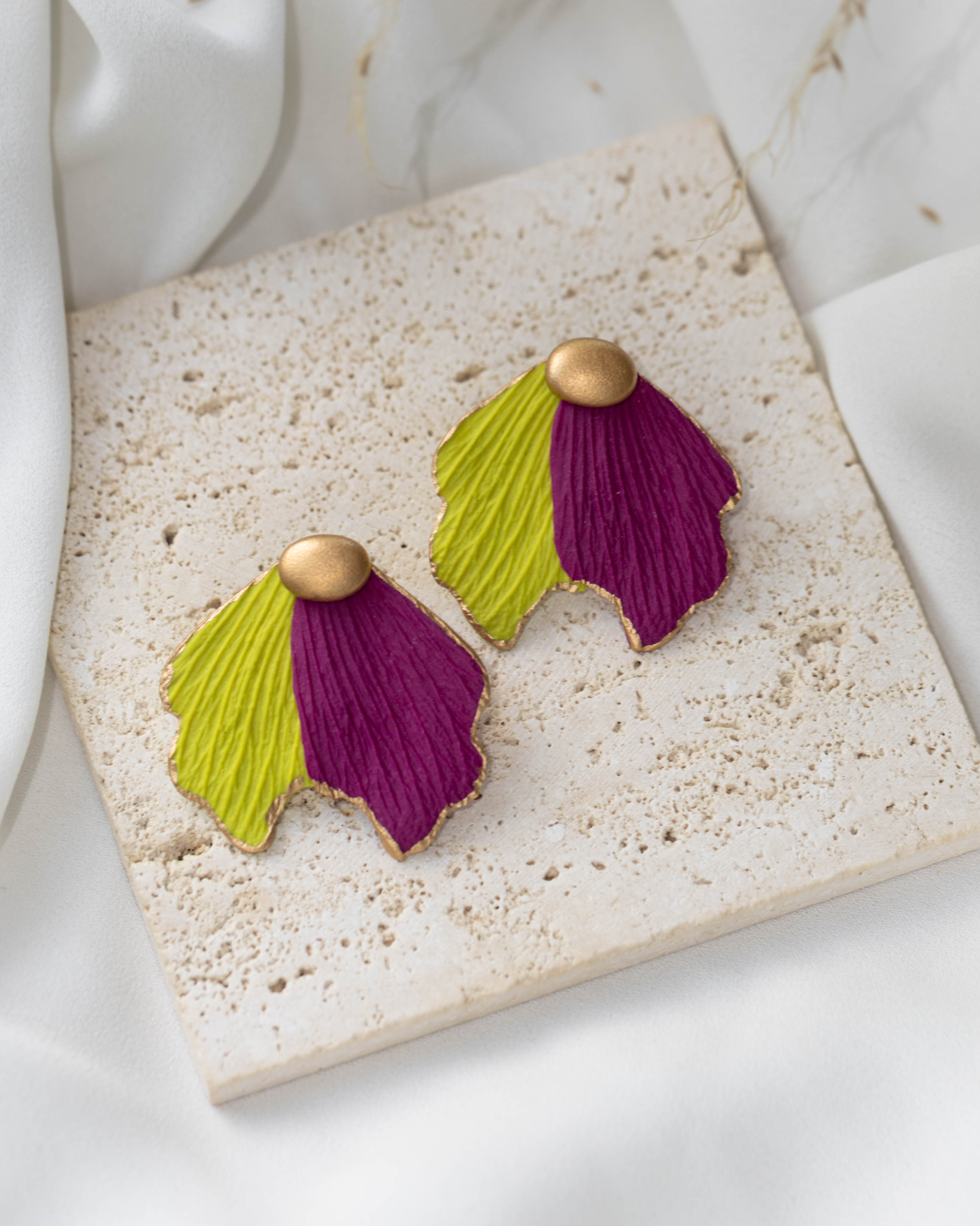 Cercei Petal – Fuchsia Lime