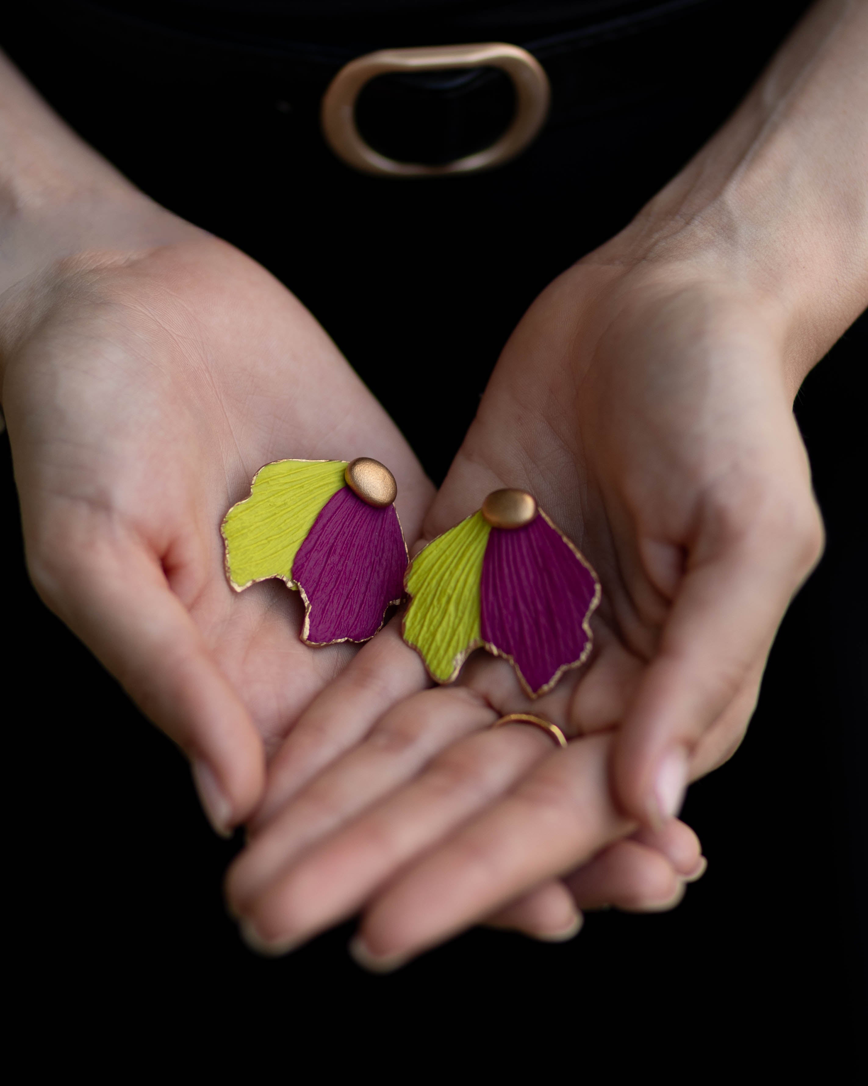 Cercei Petal – Fuchsia Lime