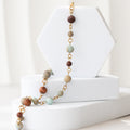 Colier Natural Aqua Terra Jasper