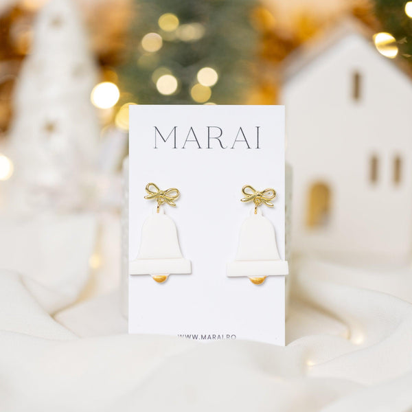 Cercei Jingle bell - white