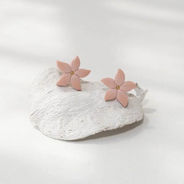 Cercei Studs Samura - dusty pink