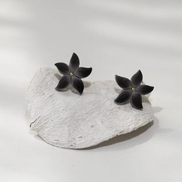 Cercei Studs Samura - black