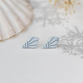 Cercei Studs Ocean Shell - pearl baby blue