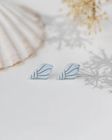 Cercei Studs Ocean Shell - pearl baby blue