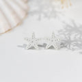 Cercei Studs Starfish - pearl light green