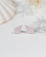Cercei Studs Ocean Shell - pearl light lavander