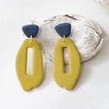 Cercei MODA – Mustard & Navy
