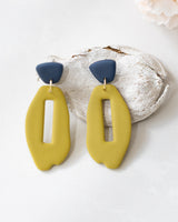 Cercei MODA – Mustard & Navy