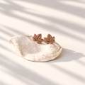 Cercei Autumn Leaf - Stud - cocoa