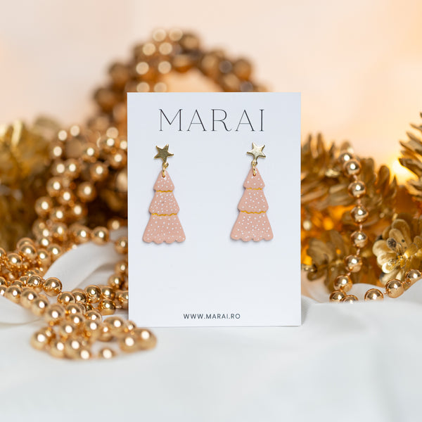 Cercei Christmas Tree - dusty pink