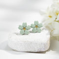 Cercei Studs Pastel Flower - mint