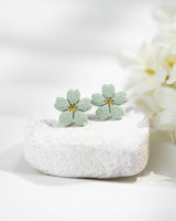 Cercei Studs Pastel Flower - mint