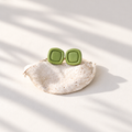Cercei Mochi – Mini Studs Green