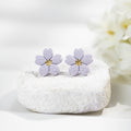 Cercei Studs Pastel Flower - soft liliac