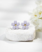 Cercei Studs Pastel Flower - soft liliac