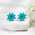 Cercei Studs Wildflower - turquoise