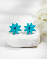 Cercei Studs Wildflower - turquoise