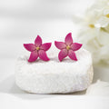 Cercei Studs Fucsia