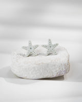 Cercei Studs Starfish - pearl light green