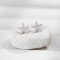 Cercei Studs Starfish - pearl light lavander