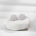 Cercei Studs Shell - pearl light lavander