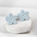 Cercei Studs Bloom - pearl baby blue
