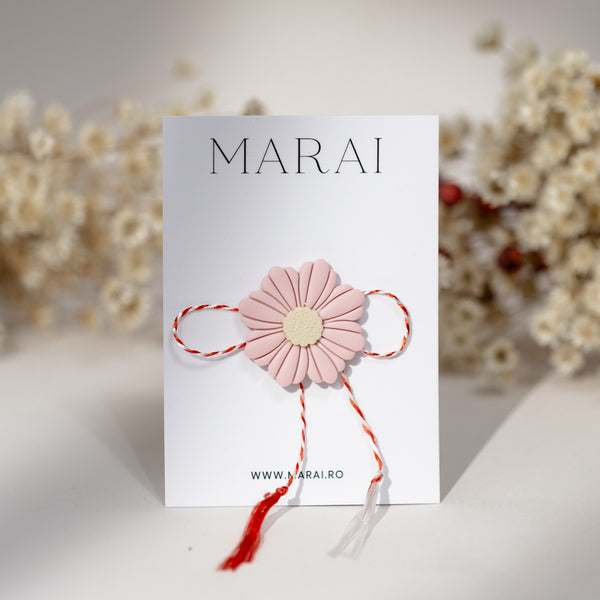 BROȘĂ FLORA - PINK