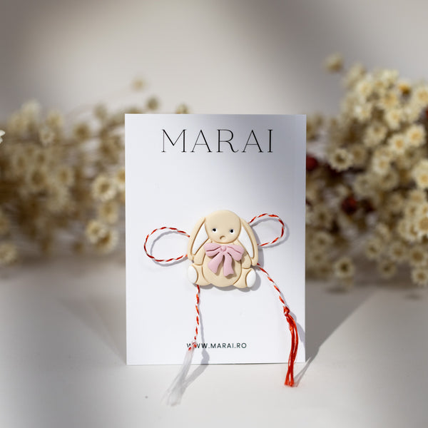 Broșă Iepuraș Pufos