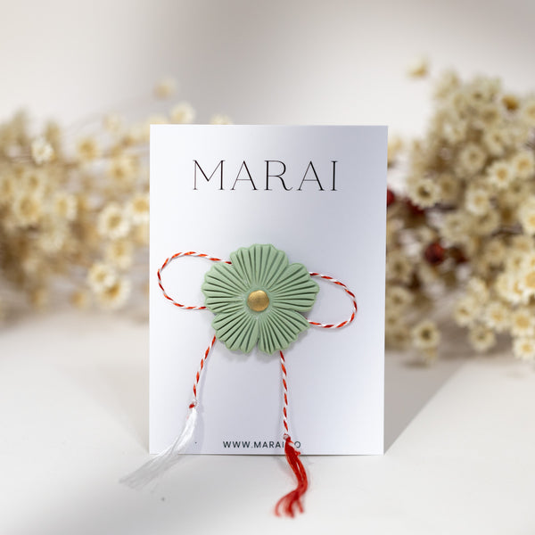 BROȘĂ Florens - light green