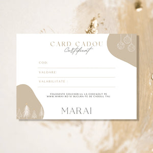 Card cadou MARAI - MARAI